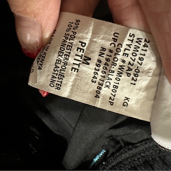 Women’s ScrubStar Performance Set Size Medium Top Medium Petite Pants Black - Picture 9 of 9